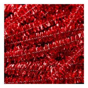 CHENILLE C/100 METALICO 43 ROJO
