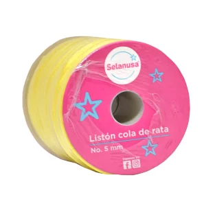 LISTON COLA DE RATA 100M NO. 5 AMARILLO.