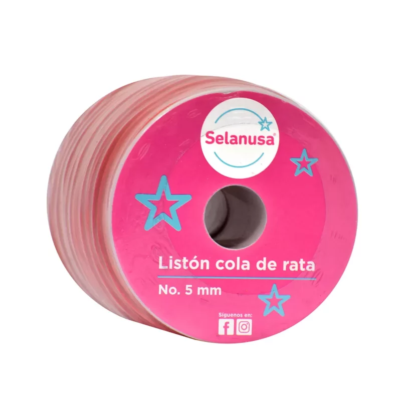 LISTON COLA DE RATA 100M NO. 5 ROJO