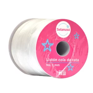 LISTON COLA DE RATA 100M NO. 5 BLANCO