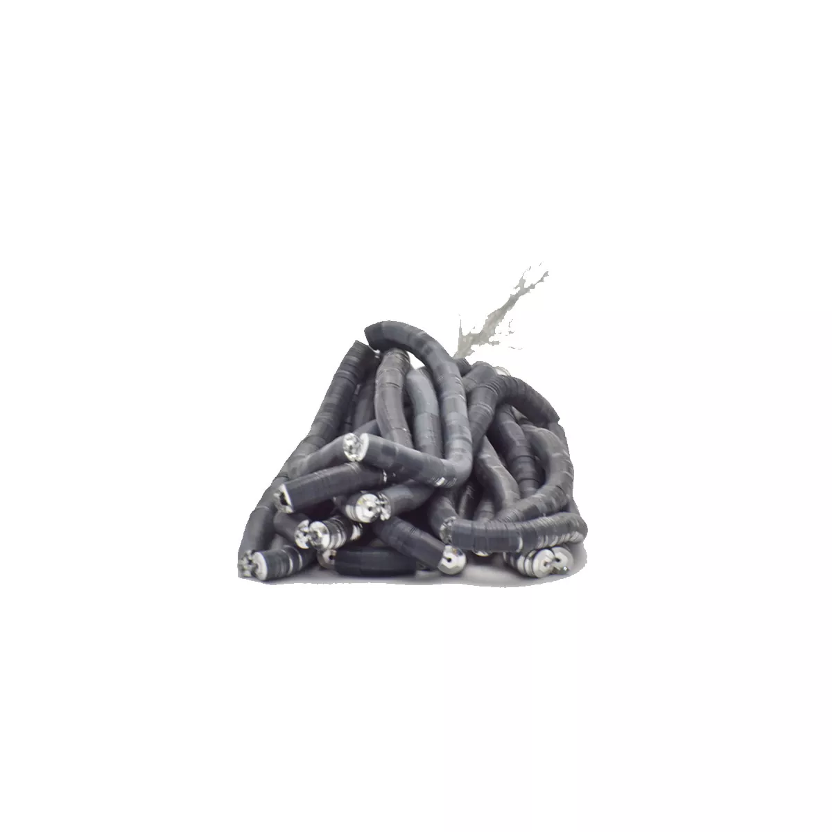 LENTEJUELA METALICA MAZO 6MM PLATA ATADO DE 2 PZAS.