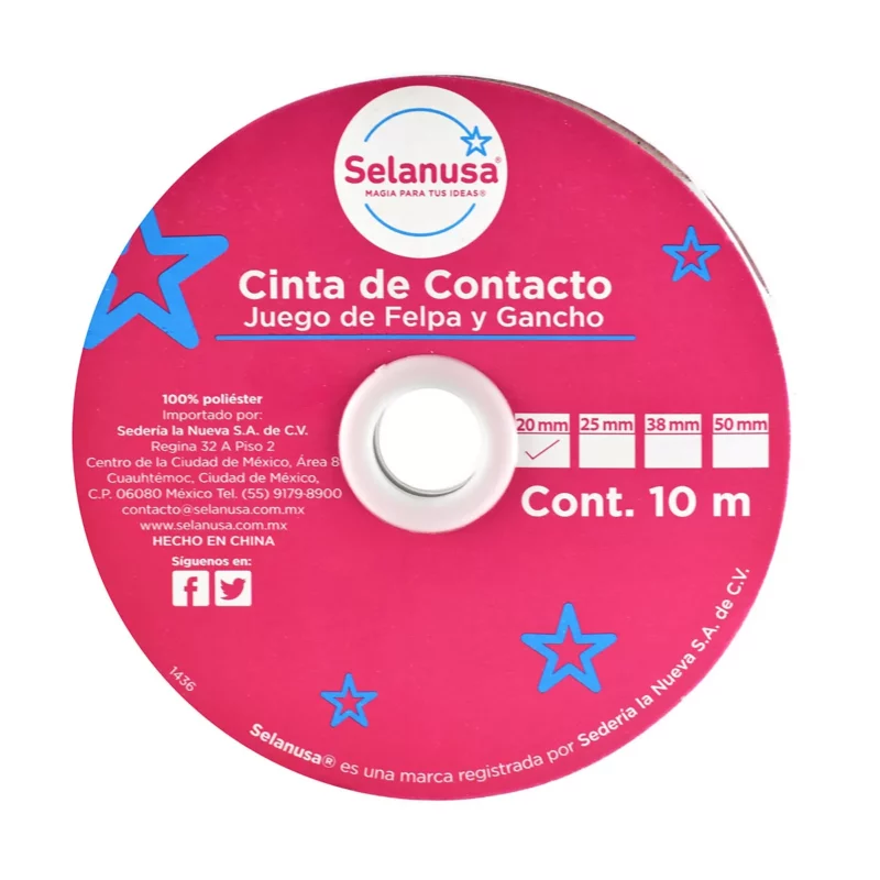 CINTA VELCRO 20MM DE 10 MTS.