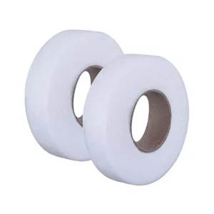 CINTA PEGA DOBLADILLO 19MM X 13MT BLANCO ATADO DE 2 PZAS.