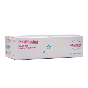 PLASTIFLECHA A-ESTANDAR 25MM C/5000 PIEZAS
