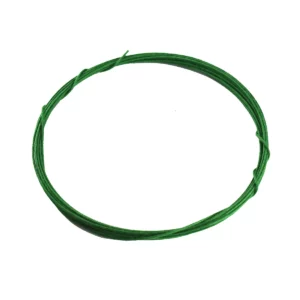 ALAMBRE FORRADO 3.5MTS VERDE BANDERA ATADO DE 5 PZAS.