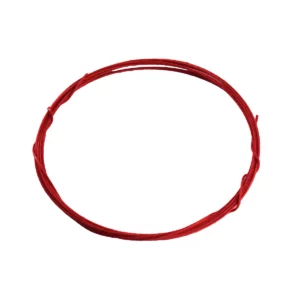 ALAMBRE FORRADO 3.5MTS ROJO ATADO DE 5 PZAS.