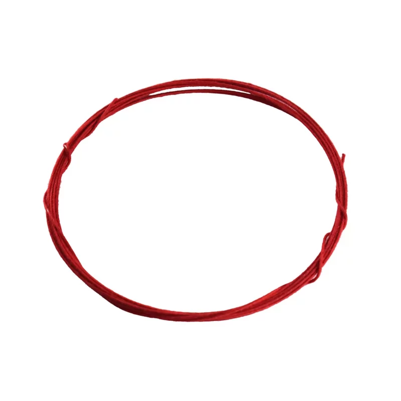 ALAMBRE FORRADO 3.5MTS ROJO ATADO DE 5 PZAS.