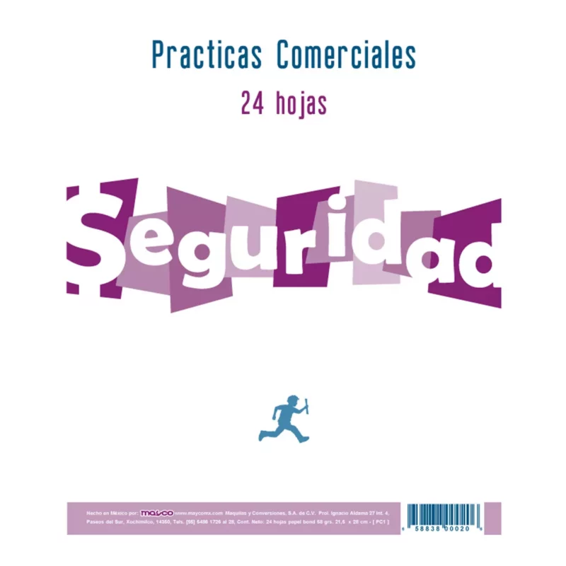 BLOCK PRACTICAS COMERCIALES 24HJS PC1 ATADO DE 5 PZAS.