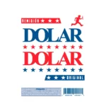 BLOCK REMISION DOLAR 1/8 45HJS ORIGINAL RD1 ATADO DE 10 PZAS.