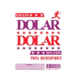 BLOCK REMISION DOLAR 1/8 44HJS AUTOCOPIANTE RD6 ATADO DE 10 PZAS.