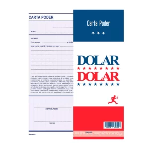 BLOCK CARTA PODER 20HJS C/5 D-1055