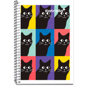 LIBRETA DE APUNTES 1/8 ESPIRAL 100H 0052 ATADO DE 8 PZAS.
