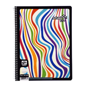 CUADERNO PROFESIONAL CORTO 100HJS ATADO DOBLE RAYA ATADO DE 9 PZAS.
