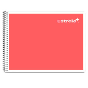 CUADERNO ITALIANO 100HJS ESPIRAL RAYA ATADO DE 8 PZAS.