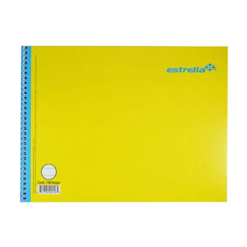 CUADERNO ITALIANO 100HJS ESPIRAL DR 0164 ATADO DE 8 PZAS.