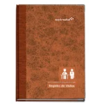 LIBRO REGISTRO DE VISITAS FRANCES 96HJS ATADO DE 2 PZAS.