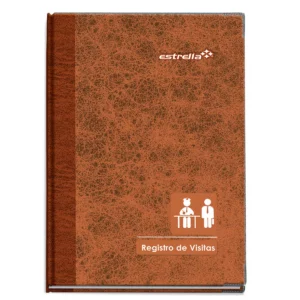 LIBRO REGISTRO DE VISITAS FRANCES 96HJS ATADO DE 2 PZAS.