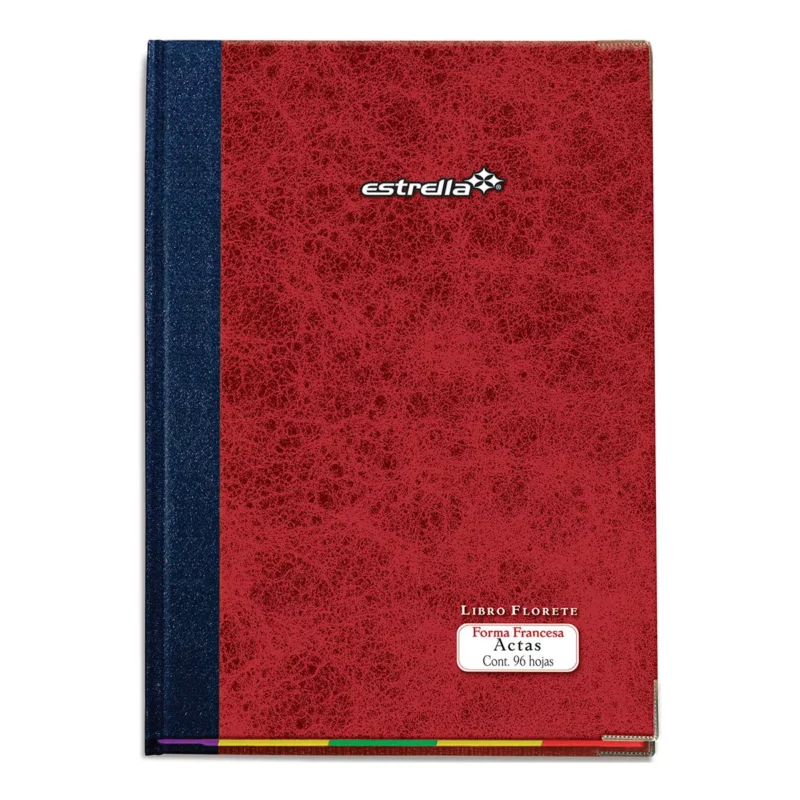 LIBRO FLORETE 96HJS ACTAS 0112 ATADO DE 2 PZAS.