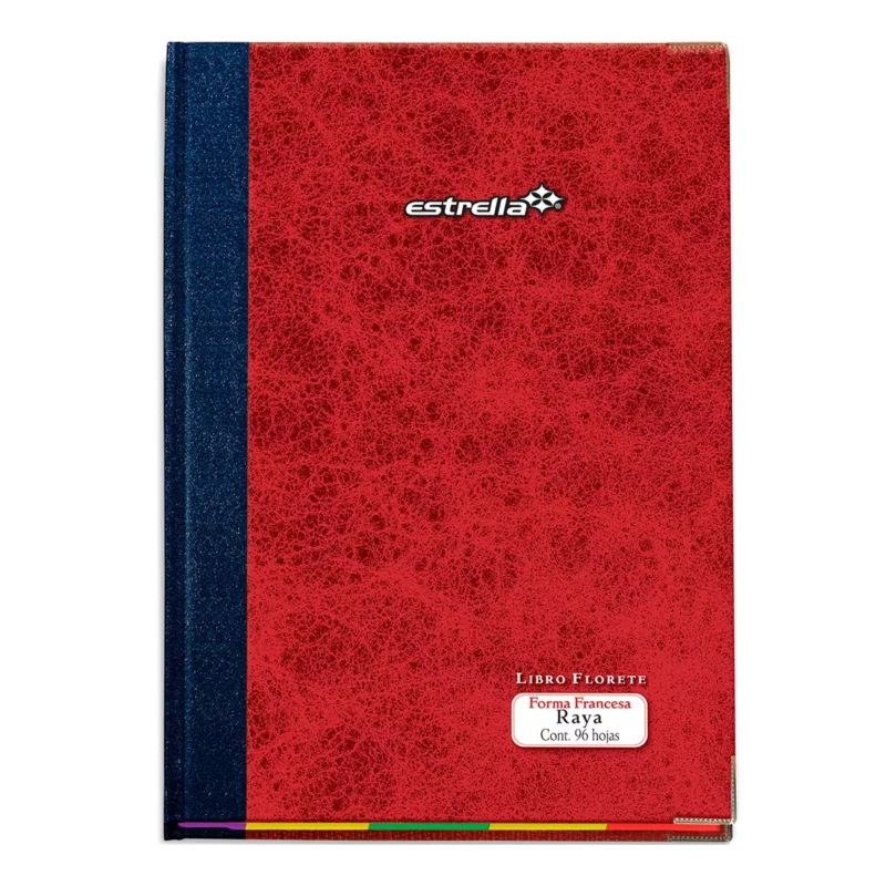 LIBRO FLORETE 96HJS RAYADO 0097 ATADO DE 2 PZAS.