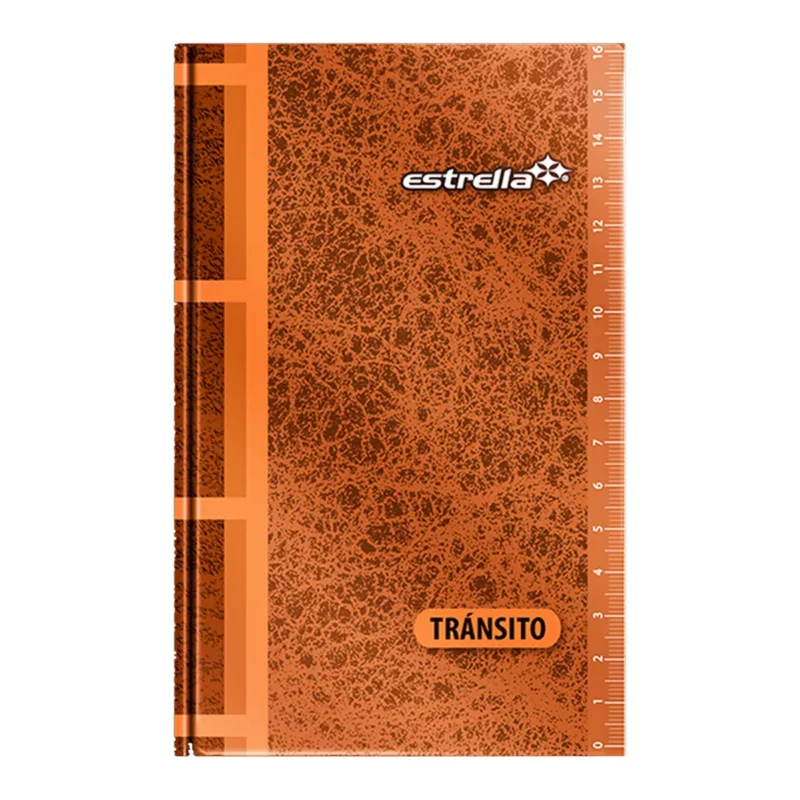 LIBRETA DE TRANSITO 96HJS PASTA DURA ATADO DE 2 PZAS.