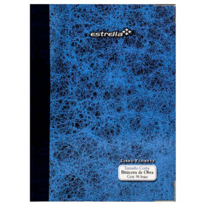 LIBRO BITACORA DE OBRA 19.8 X 26.2CMS 32JGS 96HJS