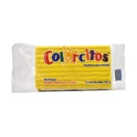 PLASTILINA COLORCITOS 180GRS AMARILLO ATADO DE 5 PZAS.