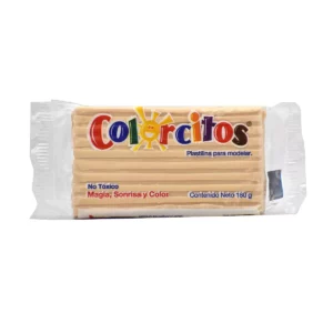 PLASTILINA COLORCITOS 180GRS CARNE ATADO DE 5 PZAS.