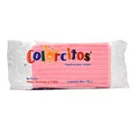 PLASTILINA COLORCITOS 180GRS ROSA ATADO DE 5 PZAS.