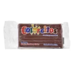 PLASTILINA COLORCITOS 180GRS CAFE ATADO DE 5 PZAS.