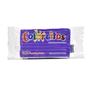 PLASTILINA COLORCITOS 180GRS VIOLETA ATADO DE 5 PZAS.