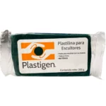 PLASTILINA PARA ESCULTOR 200GRS VERDE OSCURO ATADO DE 2 PZAS.