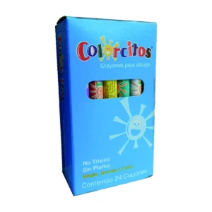 CRAYON COLORCITOS ESCOLAR C/24 ATADO DE 5 PZAS.
