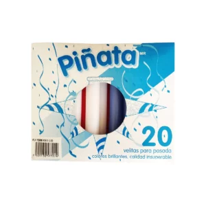 VELA POSADA C/20 ATADO DE 5 PZAS.