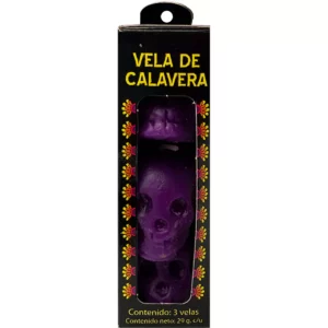 VELA CALAVERA C/3 MORADO