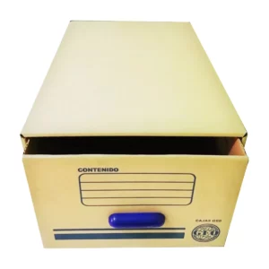 CAJA ARCHIVO MUERTO GAVETA OFICIO CON REFUERZO