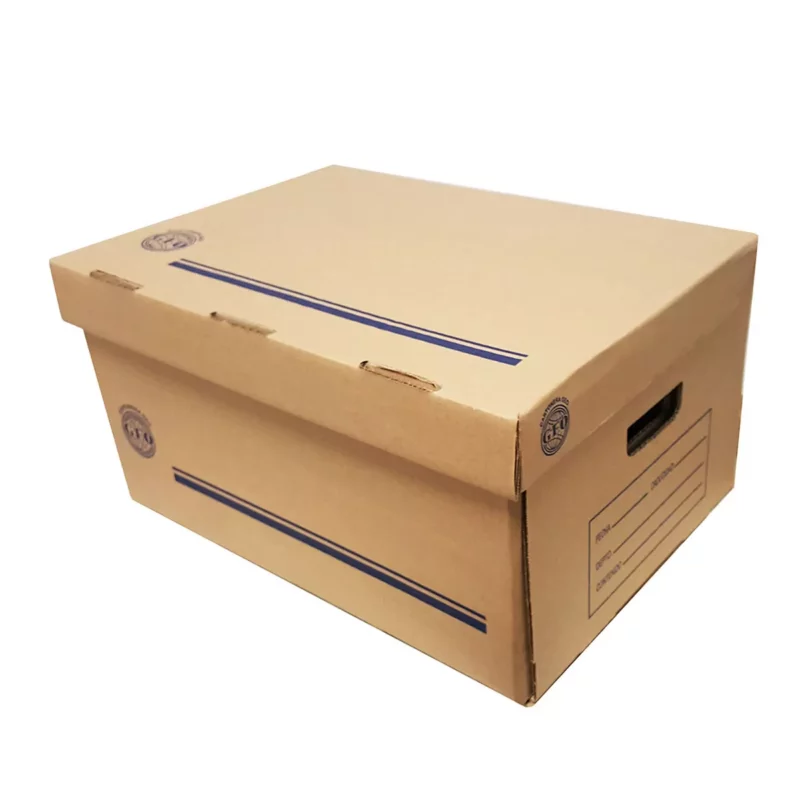 CAJA ARCHIVO MUERTO CARTA 50X31X25CMS. ATADO DE 5 PZAS.