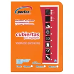 CUBIERTA CARTA LISA 14PTS C/50 NARANJA