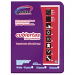 CUBIERTA CARTA LISA 14PTS C/50 MORADO