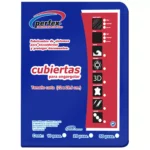 CUBIERTA CARTA LISA 14PTS C/50 AZUL MEDIO