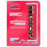 CUBIERTA CARTA ESTRIADA 14PT C/50 ROJO