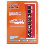 CUBIERTA CARTA ESTRIADA 14PT C/50 NARANJA