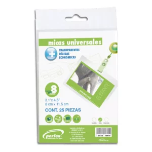 MICA 8MM C/25 8 X 11.5CMS (CREDENCIAL)