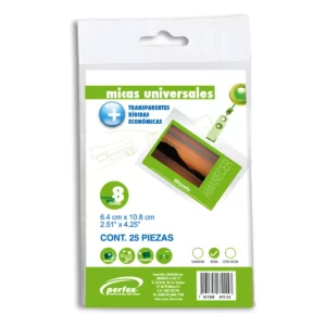 MICA 8MM C/25 6.4 X 10.8CMS (ETIQUETA)