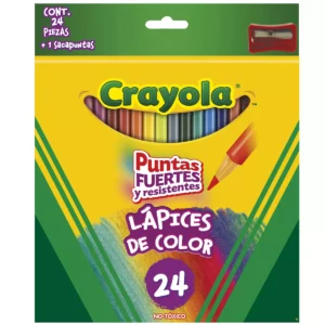 COLORES CRAYOLA C/24 LARGOS 68-4024 ATADO DE 2 PZAS.