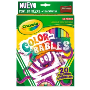 COLORES BORRABLES CRAYOLA C/20 68-4420 ATADO DE 2 PZAS.