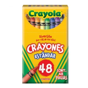 CRAYON ESTANDAR CRAYOLA C/48 52-0048 ATADO DE 2 PZAS.
