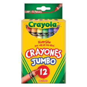 CRAYON JUMBO CRAYOLA C/12 52-0312 ATADO DE 6 PZAS.