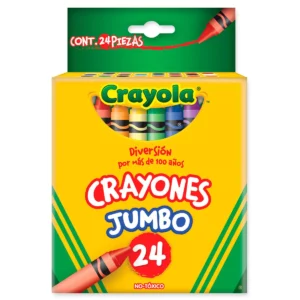 CRAYON JUMBO CRAYOLA C/24 52-0324 ATADO DE 3 PZAS.