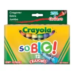 CRAYON JUMBO EXTRA SO BIG C/12 52-1912 ATADO DE 2 PZAS.