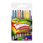 CRAYON TWISTABLES MINI C/8 52-0708 ATADO DE 2 PZAS.